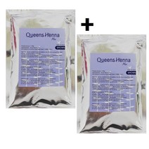 (1+1)퀸즈헤나 플러스 레드 천연염색약 Queens Henna, 퀸즈헤나플러스 브라운