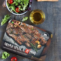 채선당 양념 LA꽃갈비 1kg 블랙앵거스 꽃갈비 원육, 1개, 1kg x 1팩