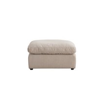 [까사미아]바이노만 For casamiashop 루엔 패브릭 소파 스툴, 라이트그레이