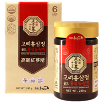 [명품] 고려홍삼정 골드 240g 국산 6년근 홍삼 진액 농축액 100% 진세노사이드 미라클컴퍼니, 1개