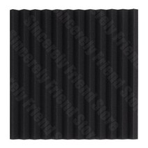 흡음재 방음재 차음재 소음방지 12Pcs 30x30x2.5cm 어쿠스틱 폼 방음 스튜디오 웨지 타일 벽 패널 흡수 스, [03] Black, [01] 12PCS