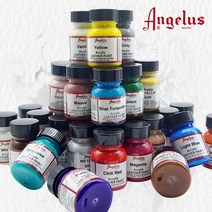 [알파] [엔젤러스] 아크릴 레더 페인트 29.5ml, 색상:[6565260]080/DarkGrey