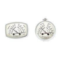 일본 덜튼 아날로그 온습도계 실내 정확한 학급 미니, 원형, 1개