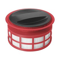 [호환]로보락호환Applicable For Robolock Hand-Held Vacuum Cleaner H7 H6 Rear Filter Elements HEPA, 01 RedWhite