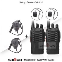 1/2/3/4/6PCS Baofeng BF-888S 워키 토키 햄 2 웨이 라디오 UHF 400-470MHz 888s 저렴한 핸디 휴대용 bf UV, 20 2PCS-USB-2MIC