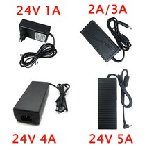 2구 3구 5구 8구 멀티탭 AC 110-240V to DC 24 V 1A 2A 3A 4A 5A / 전원 어댑터 볼트 변환기 변압기 LED, 01 EU Plug, 01 24V 1A
