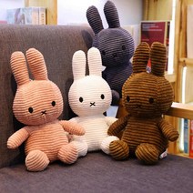 미피인형 애착인형 귀여운 토끼인형 24cm, 그레이