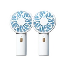 VIPFAN 휴대용 선풍기 V01 V02 V03 나노 미니미 핸디 플렉시블 3단바람 출퇴근 운전 피크닉 해외 여행 요리용 휴대용 선풍기 손풍기 BLDC모터 1+1, V01_코튼화이트(1+1)