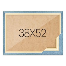 퍼즐액자 38x52 고급형 수지 블루, 단품