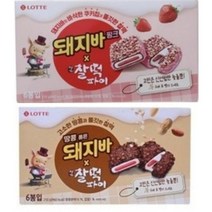 돼지바 찰떡파이 210g 2종, 2개
