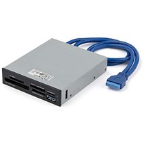 StarTech.com USB 카드 리더기(USB3.0 내장형 IDC UHS-II 지원 SD용 메모리 카드 리더기 Micro SD CF Memory Stick 등) -12206, Multi-Card_IDE