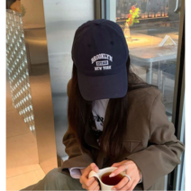 [메리메리] 1631뉴욕 볼캡 남녀공용모자 캡모자, 아이보리