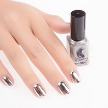 6ml 미러 매니큐어 트렌드 미러 효과 크롬 실버 골드 네일 아트 바니시 폴란드어 블랙 레드 퍼플 실버 베이스 오일 글로스 오일, 은