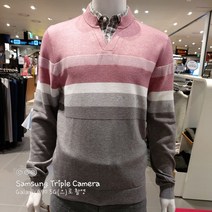 5남성) SAP샙 NC서면점 셔츠부착 3도 블럭스웨터 MNKA21S52