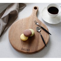 레인트리 원목 원형도마 서빙보드 피자판 초밥 스시