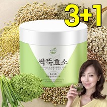 싹뚝효소 4종새싹 역가수치 높은 식이섬유 효소제, 3+1 4통 400g