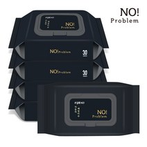 노프러블럼 자동차청소용품 세정티슈, 30매, 5팩
