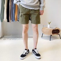 토니어스 남자 카고 밴딩 반바지 4color