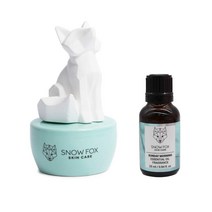 아로마 디퓨저 & 에센셜 오일 세트 아로마 오래 25ml 대용량 선물 선물 공간 절약 에코 유기농 아로마 물 불필요 전기 불필요 Snow Fox Skincare