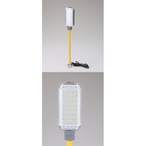 물류창고 작업등 LED 자석 자바라 코드형 산업용품 현장 휴대용 건설 서치라이트 공장, 1개