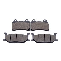 1 세트 프론트 후방 바이크 오토바이 브레이크 패드 YAMAHA XVZ 1300 TF 로얄 스타 XVZ1300 XV1600 Midnight Tour Deluxe Venture St, [03] Front and Rear