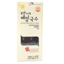 국내산 메밀 100% 순 메밀국수 밀가루가 들어가지 않은 국산 순 메밀면, 400g, 1개