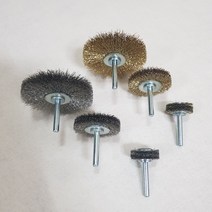 T형 드릴용 스텐 철 와이어 브러쉬 녹제거 산업용 공업용 브러쉬 브러시, T형브러쉬 철 75mm