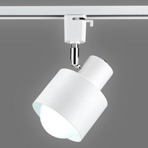 조명다움 LED레일등 레일조명 카페조명 LED조명 식탁등 팬던트 포인트조명 인테리어조명 LED등기구 주방등 매장등 레일등기구, (B 레일등기구) 05_1 이단원통레일등 화이트