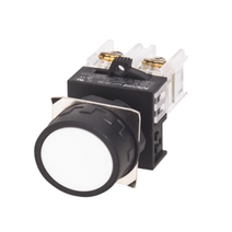 카콘 푸시버튼 누름버튼 스위치 비조광 ON OFF K22-21 K25-21 K30-21, 흑색