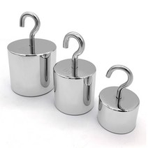 스틸 크롬 도금테스트 표준분동 실험실 검교정 3kg5kg, 단일 후크 3.5kg