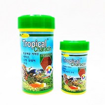 바오바론 트로피칼 카라신 41g 100g 소형 열대어 사료 관상어 영양 프리미엄 애완 물고기 밥 치어 금붕어 붕어 과립형 먹이 투명스티커 증정, (100g+사은품제공)
