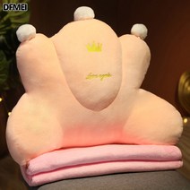 DFMEI 사무실 시트 쿠션 허리 쿠션 롱 시트 쿠션 허리 쿠션 의자 허리 보호대 소파 쿠션 등받이, [01] Blanket 1x17m, 왕관 크라운