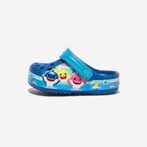 크록스 펀랩 베이비 샤크 밴드 클로그 키즈 BRIGHT COBALT