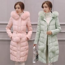 파스텔 화사하게 롱 패딩