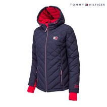 타미힐피거 레이디스 퀄텀 후드 풀 지퍼 자켓 KJO0907A