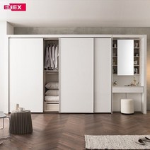 에넥스 이안 화장대 슬라이딩 붙박이장 고급형-240cm+80cm, 없음