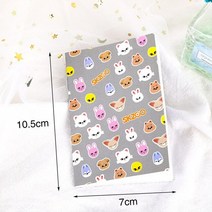 플래너 독서노트 Kpop 스트레이 키즈 수첩 손으로 그린 종이 일기장 문구 사무실 학교 용품 팬 선물, [12] 검정