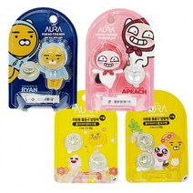 카카오프렌즈 차량용 통풍구 방향제 라이언 어피치 클립형 방향제, LG카카오차량용 통풍구방향제(어치피2ml)