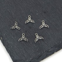 써지컬스틸) 라인 고래꼬리 팬던트 /팔찌만들기/DIY