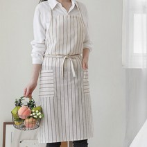 디노 린넨 스프라이트 앞치마, 네이비