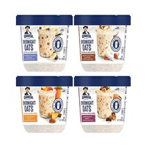 퀘이커 오버나이트 오트밀 버라이어티팩 Quaker Overnight Oats Variety Pack 12개