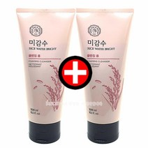 [KT알파쇼핑]1+1 더페이스샵 미감수 브라이트 클렌징폼(대용량), 기본상품, 상세페이지참조