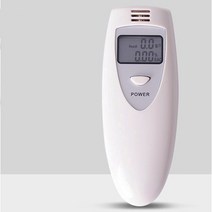 휴대용 비접촉 미니 음주 측정기 셀프 알콜 감지기, 미니음주측정기-화이트
