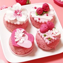 라이스클레이 봄핑크딸기블라썸 쌀카롱만들기 실속형, 봄핑크쌀카롱만들기