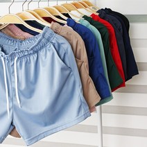 인디오 ~36size 여름 남녀공용 슬림핏 데일리 밴딩 3.5부 반바지 AG2906