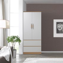 솜씨방가구 라온 800 투서랍장, 오크화이트