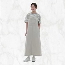 스노우피크 어패럴 SNOWPEAK APPAREL 클랜드 우븐 오버롤 원피스 Light Beige S24SWDOP11 S24SWDOP11LE 341997