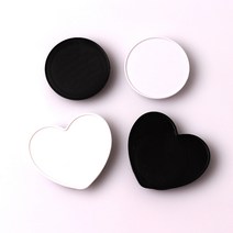그립톡 스마트톡 만들기 레진아트 공예 DIY 핸드폰 스마트폰 거치대 데코덴 만들기, 하트블랙그립톡