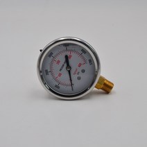자동차 계기 미국 표준 나사 스테인레스 스틸 유압 오일 압력 게이지 0-5000 PSI 자동차 액세서리, 유형1