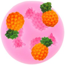 과일 딸기 실리콘 곰팡이 파인애플 오렌지 블루 베리 멀 베리 퐁당 초콜릿 젤리 케이크 장식 사탕 수지 금형, CC114, 1개